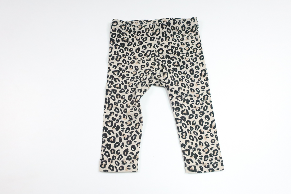 Leopard print leggings from Lindex - Size 56 - Beige