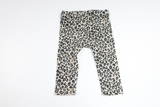 Leopard print leggings from Lindex - Size 56 - Beige