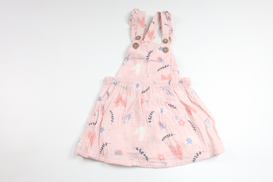 Suspender skirt from Lupilu - Size 74 - Pink