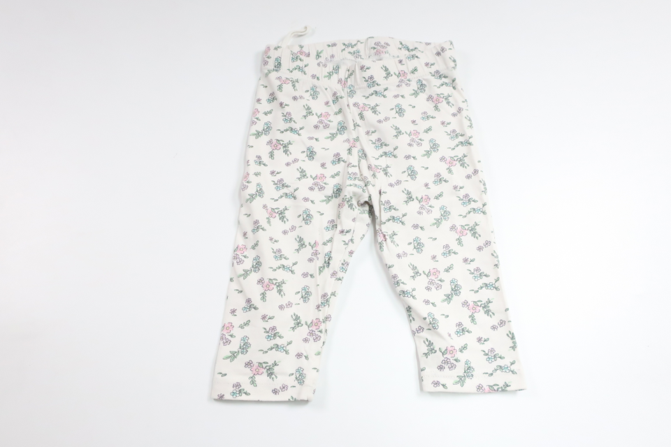 Floral leggings from Lindex - Size 62 - White