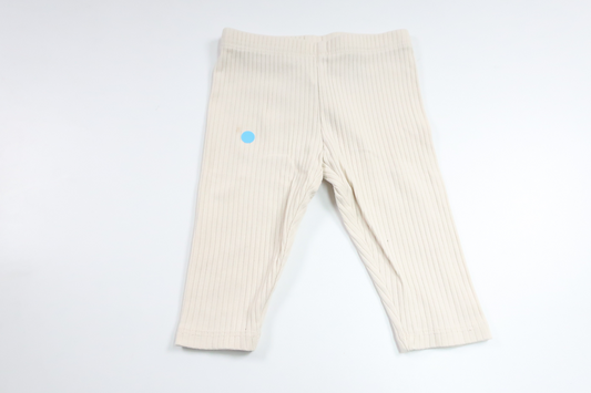 Ribbed trousers from ICA I Love Eco - Size 31 - Beige