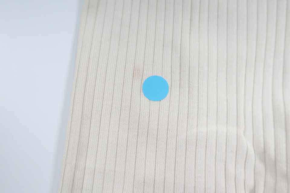 Ribbed trousers from ICA I Love Eco - Size 31 - Beige