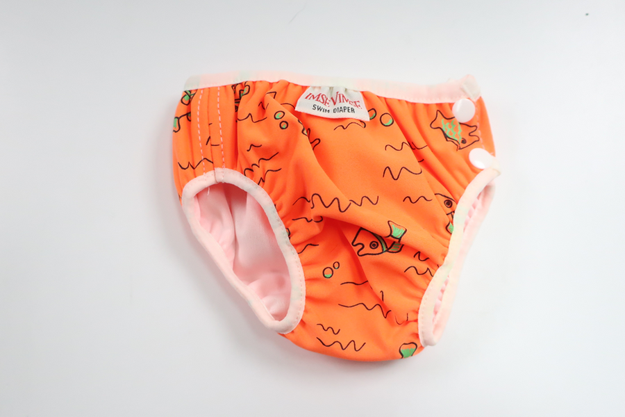 Swim diaper from ImseVimse - Size 50/56 - Orange