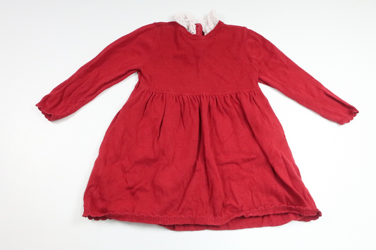 Knitted dress from H&M - Size 86 - Red