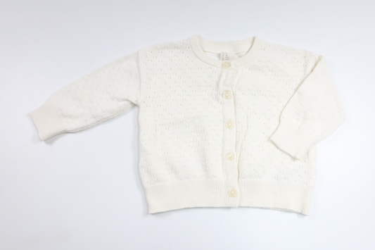 Knitted cardigan from H&M - Size 68 - White