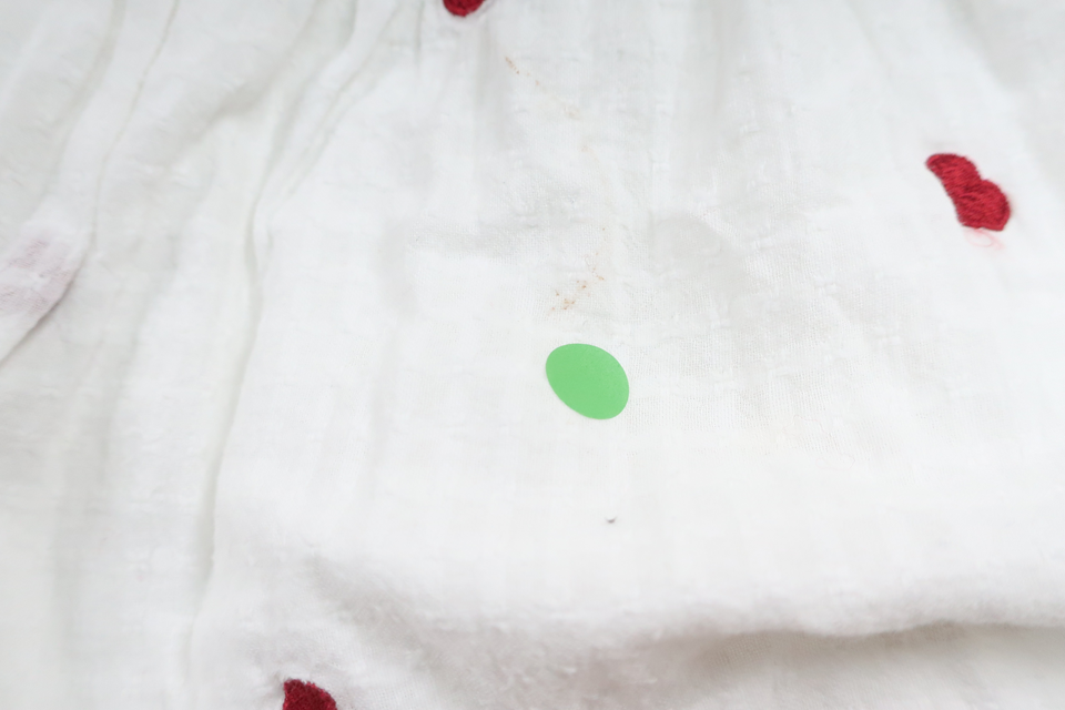 Dress with hearts from Lindex - Size 80 - White