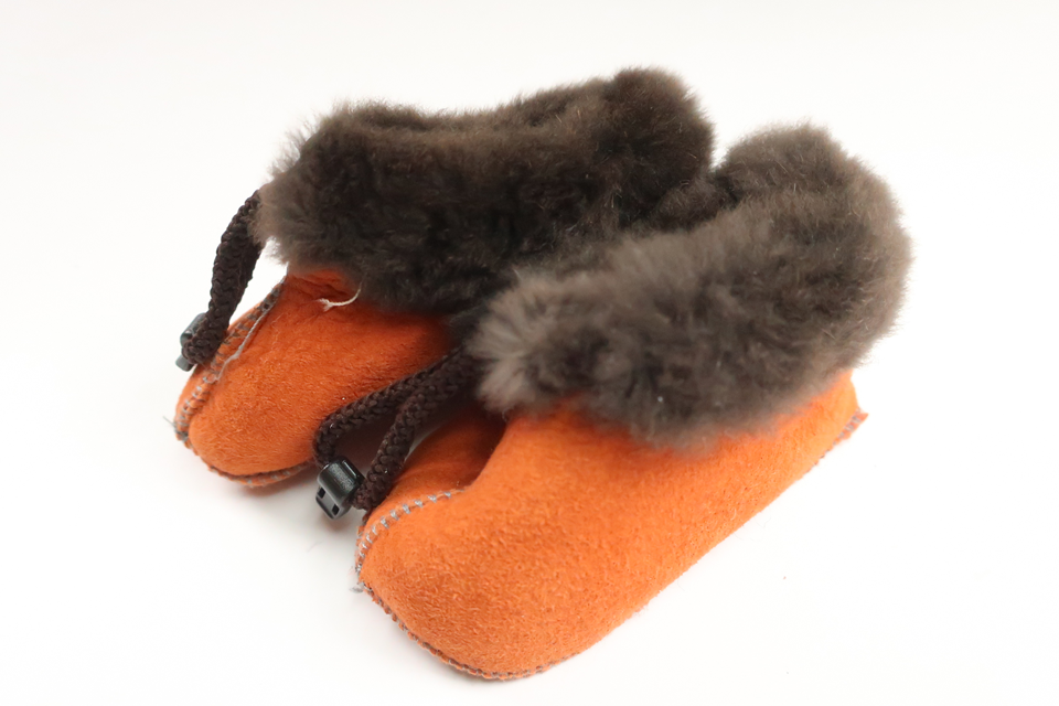 Booties from Unknown - Size 62/68 - Orange