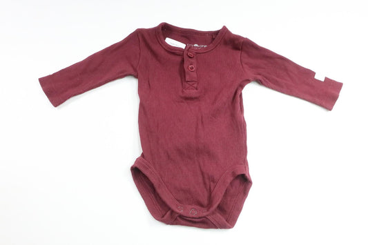 Ribbed bodysuit from Tiny One - Size 50 - Purple