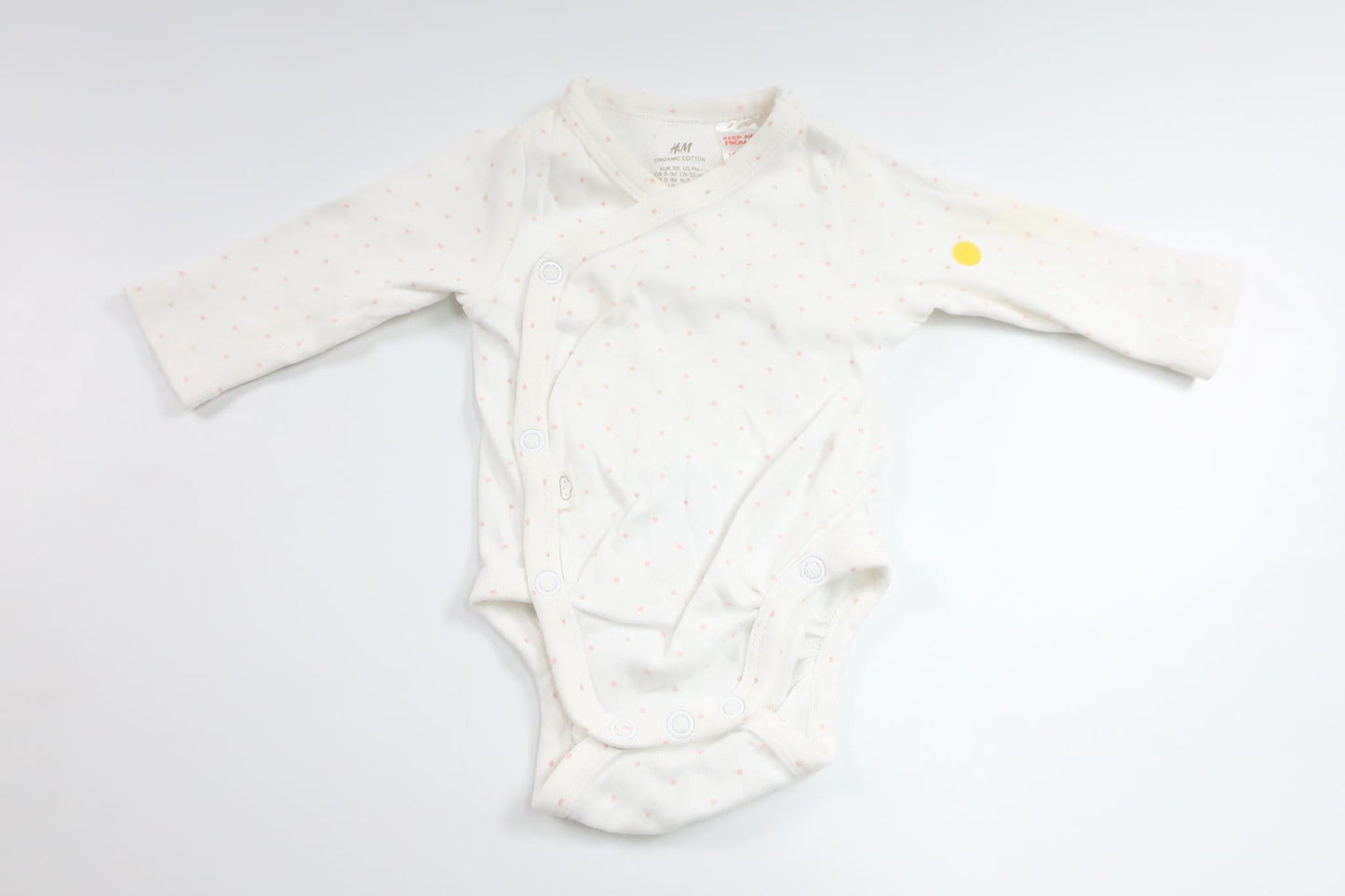 Polka dot wrap bodysuit from H&M - Size 50 - White