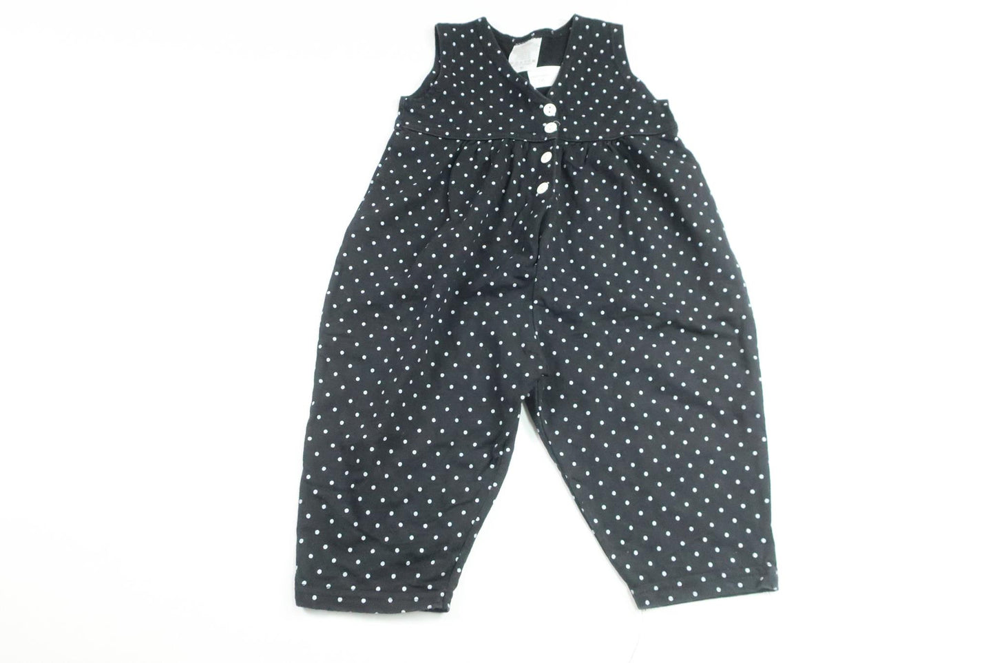 Polka dot jumpsuit from Unknown - Size 80 - Black