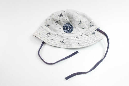 Reversible sun hat from H&amp;M - Size 74 - Grey