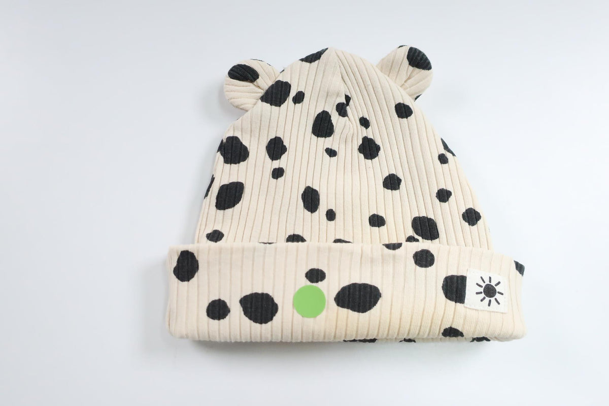 Ribbed hat from Lindex - Size 36/38 - Off-white