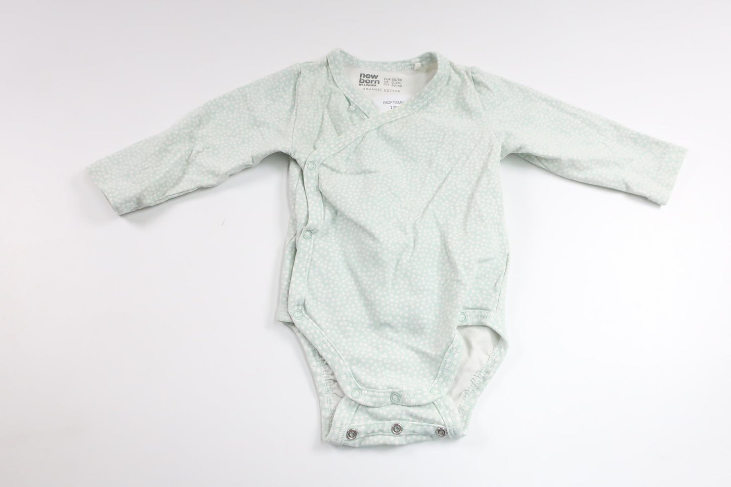 Wrap bodysuit from Lindex - Size 50/56 - Blue
