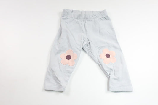 Trousers with flowers from Lindex - Size 68 - Blue