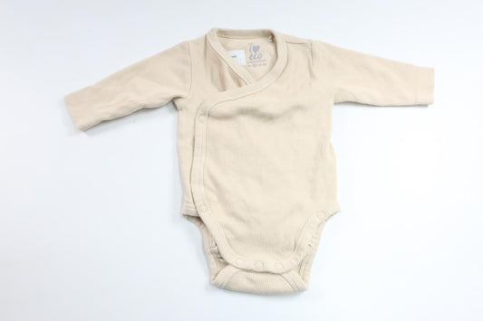 Ribbed bodysuit from ICA I Love Eco - Size 56 - Beige