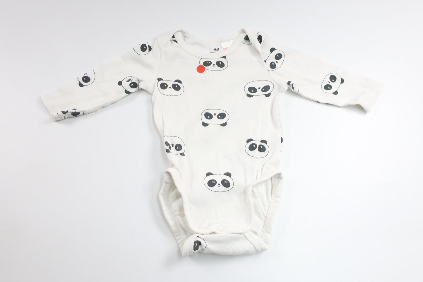 Bodysuit with pandas from H&amp;M - Size 56 - White