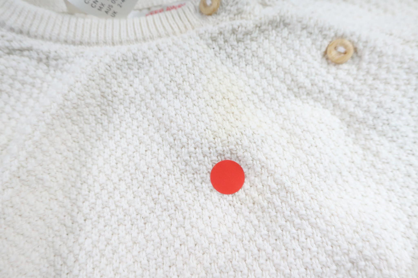 Knitted sweater from H&M - Size 62 - Off-white