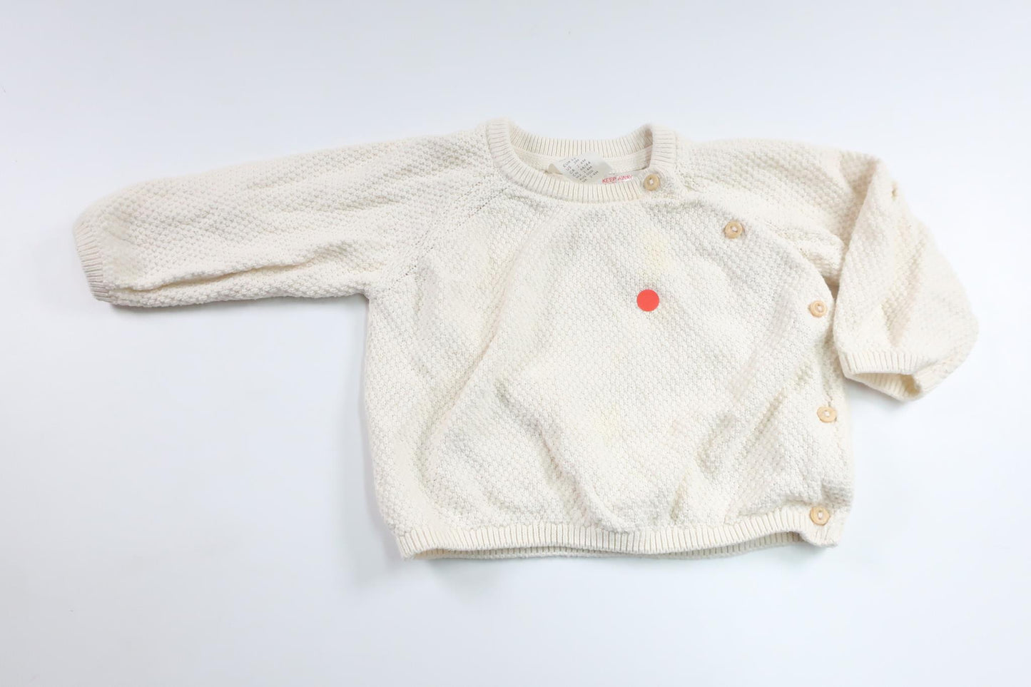 Knitted sweater from H&M - Size 62 - Off-white