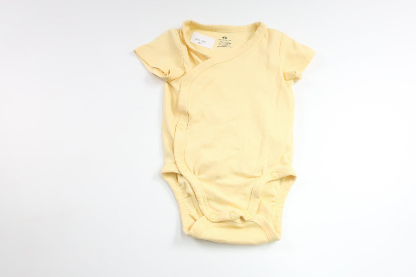 Wrap bodysuit from H&amp;M - Size 68 - Yellow