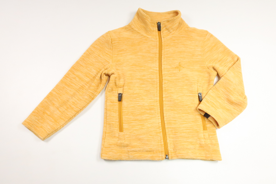 Fleece jacket from Cross Sportswear - Size 86/92 - Yellow