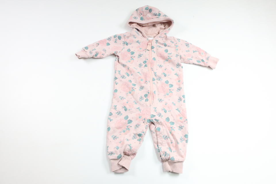 Floral jumpsuit from Lindex - Size 62 - Pink