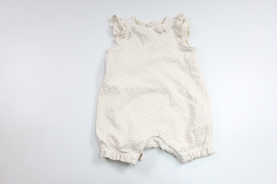 Polka dot jumpsuit from H&amp;M - Size 68 - White