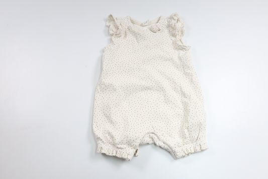 Polka dot jumpsuit from H&amp;M - Size 68 - White