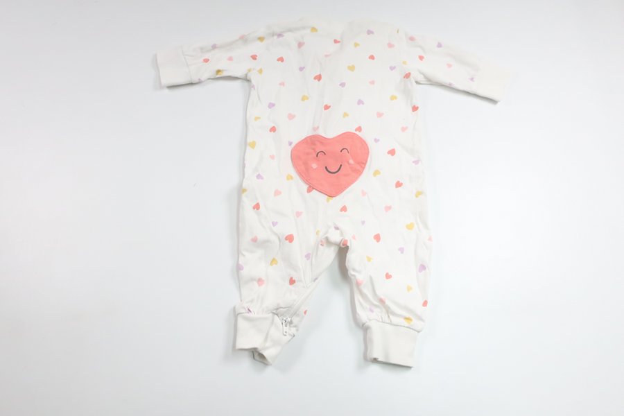 Pyjamas with hearts from Lindex - Size 56 - White