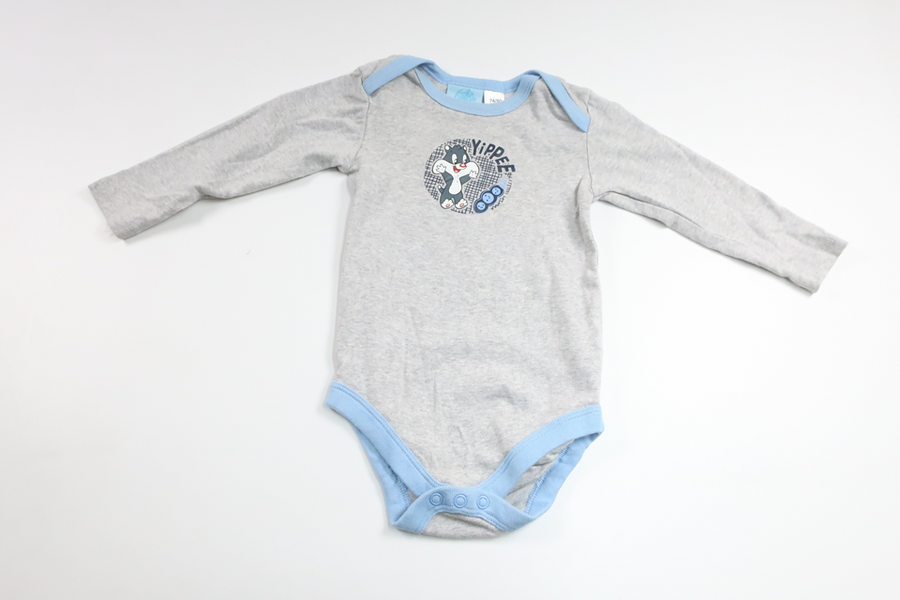 Bodysuit with The Looney Tunes from Lupilu - Size 74/80 - Grey