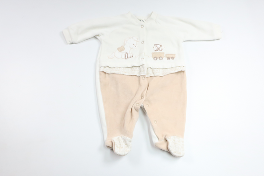 Fleece pajamas from Civil - Size 62 - Off-white