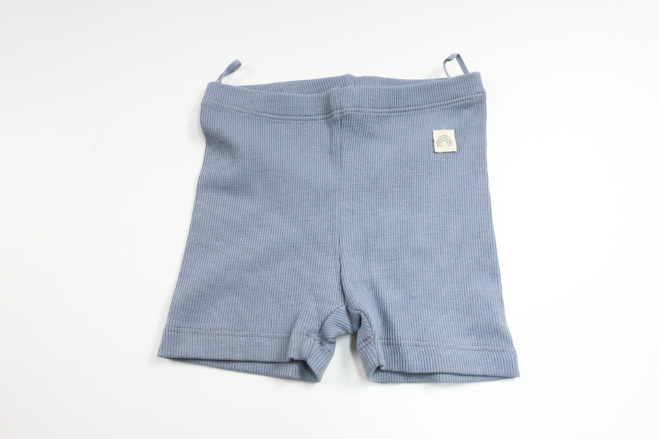 Ribbed shorts from Lindex - Size 68 - Blue
