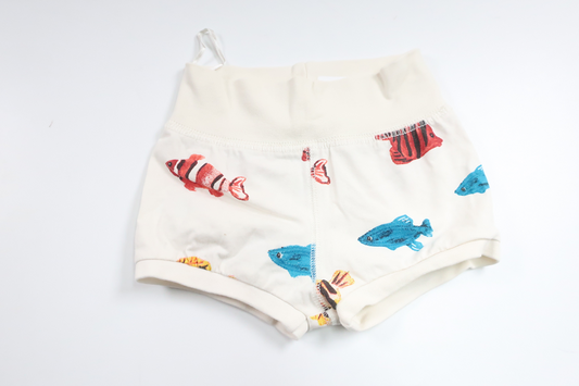 Shorts with fish from H&amp;M - Size 65 - White
