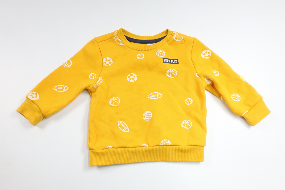 Sweatshirt from Primark - Size 74 - Yellow
