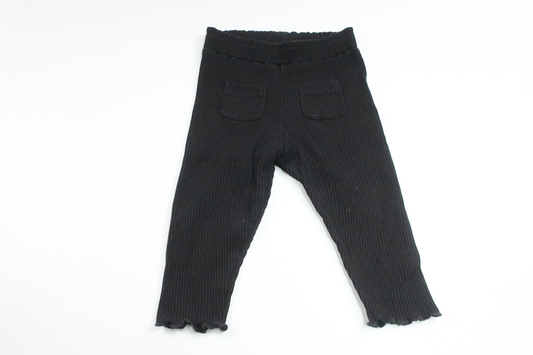 Ribbed trousers from Kappahl - Size 74 - Black