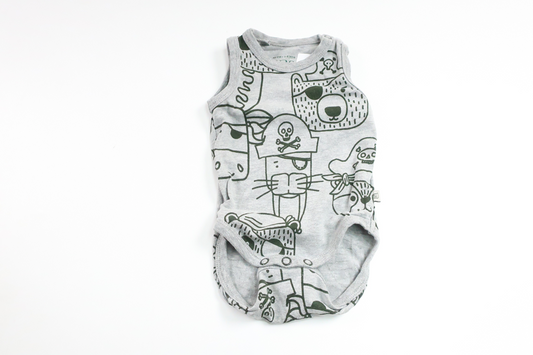 Linen bodysuit from VRS - Size 56 - Grey