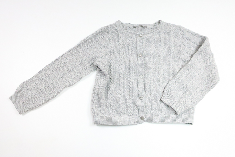 Knitted cardigan from Lindex - Size 110/116 - Grey