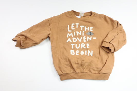 Sweatshirt from H&M - Size 86 - Brown