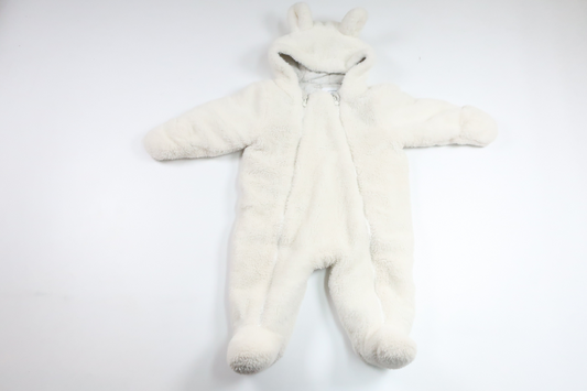 Fleece overalls from Primark - Size 68 - White