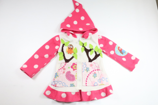 Fleece cardigan from Hemsytt - Size 110/116 - Multi