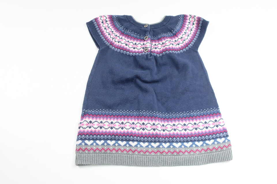 Knitted dress from FIX by Lindex - Size 86 - Navy blue