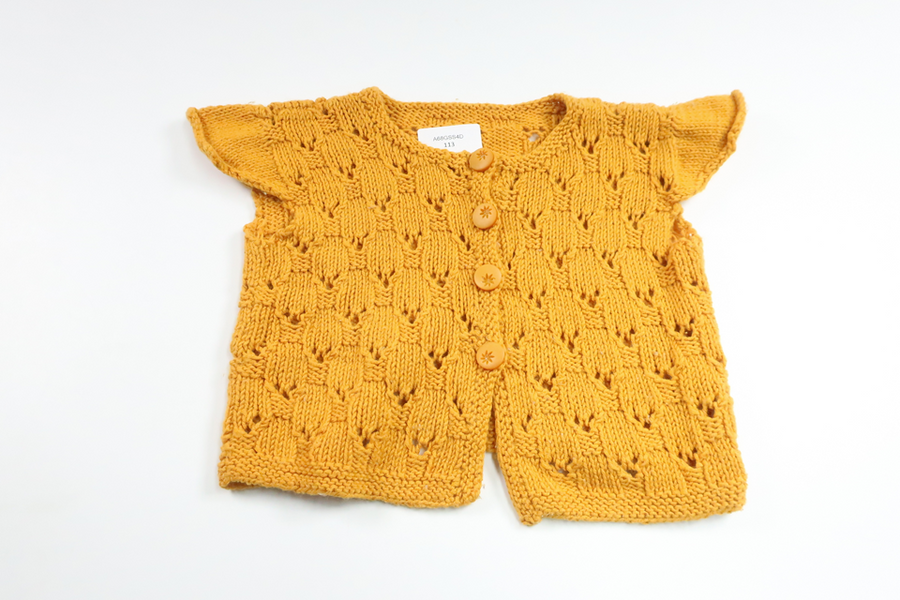 Knitted blouse from Hemstickat - Size 68/74 - Yellow