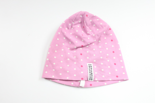 Polka dot hat from Geggamoja - Size 62/68 - Pink