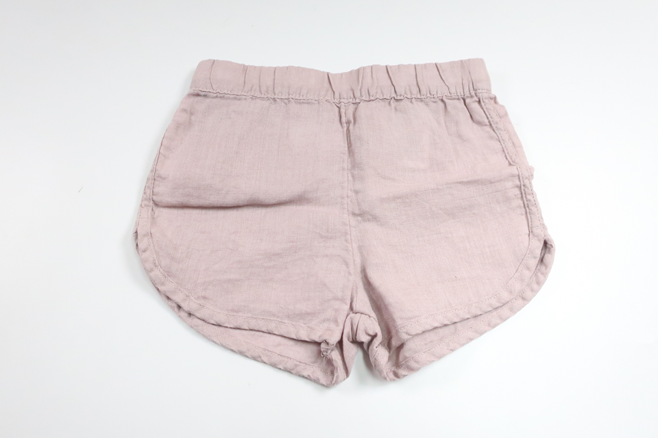 Shorts in 100% linen from H&M - Size 80 - Purple