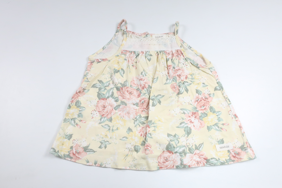 Floral tunic from Newbie - Size 80 - Yellow