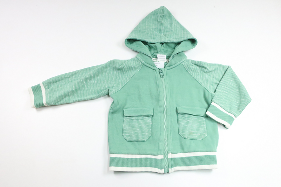 Hooded jacket from Polarn o. Pyret - Size 92 - Green
