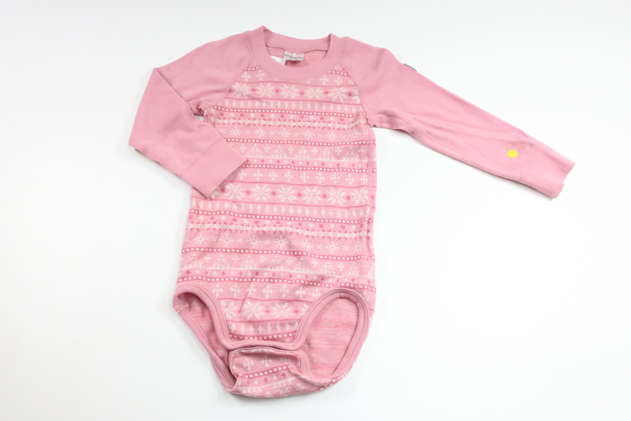 Base layer body in 100% merino wool from Polarn o. Pyret - Size 86/92 - Pink