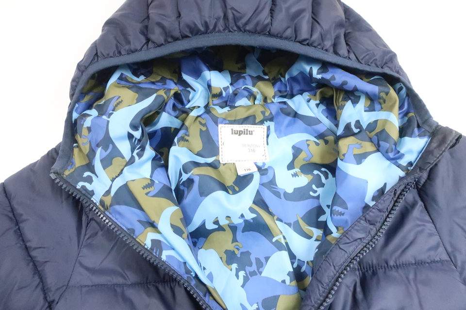 Padded jacket from Lupilu - Size 116 - Navy blue