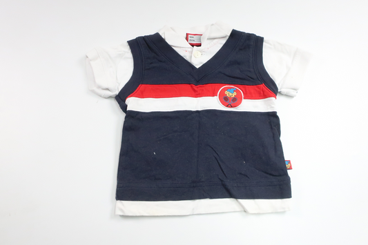 Polo shirt from Bamse by Lindex - Size 68 - Navy blue