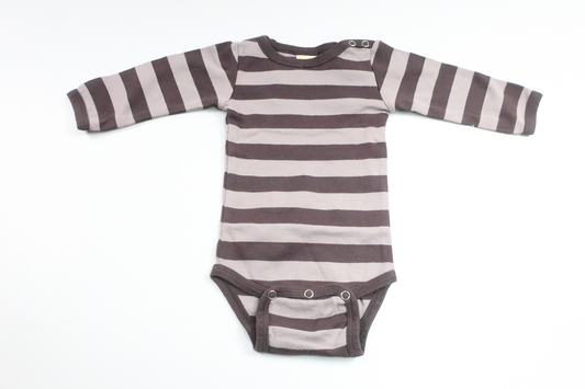 Striped bodysuit from Katvig - Size 62 - Brown