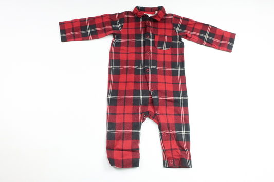 Checked pajamas from H&M - Size 68 - Red